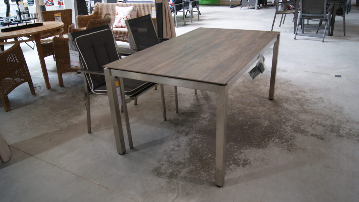 Trendwerk By Mobel Busch Outdoor Trendwerk Trendwerk Tisch Lavastar Forest Gestell Edelstahl Vierkantrohr 160x90cm
